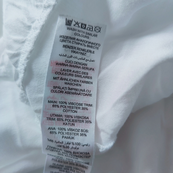 TED BAKER Ladies Pyjama Lounge Wear Night Dress White Size 10 Worn Once Immacula - Picture 12 of 13